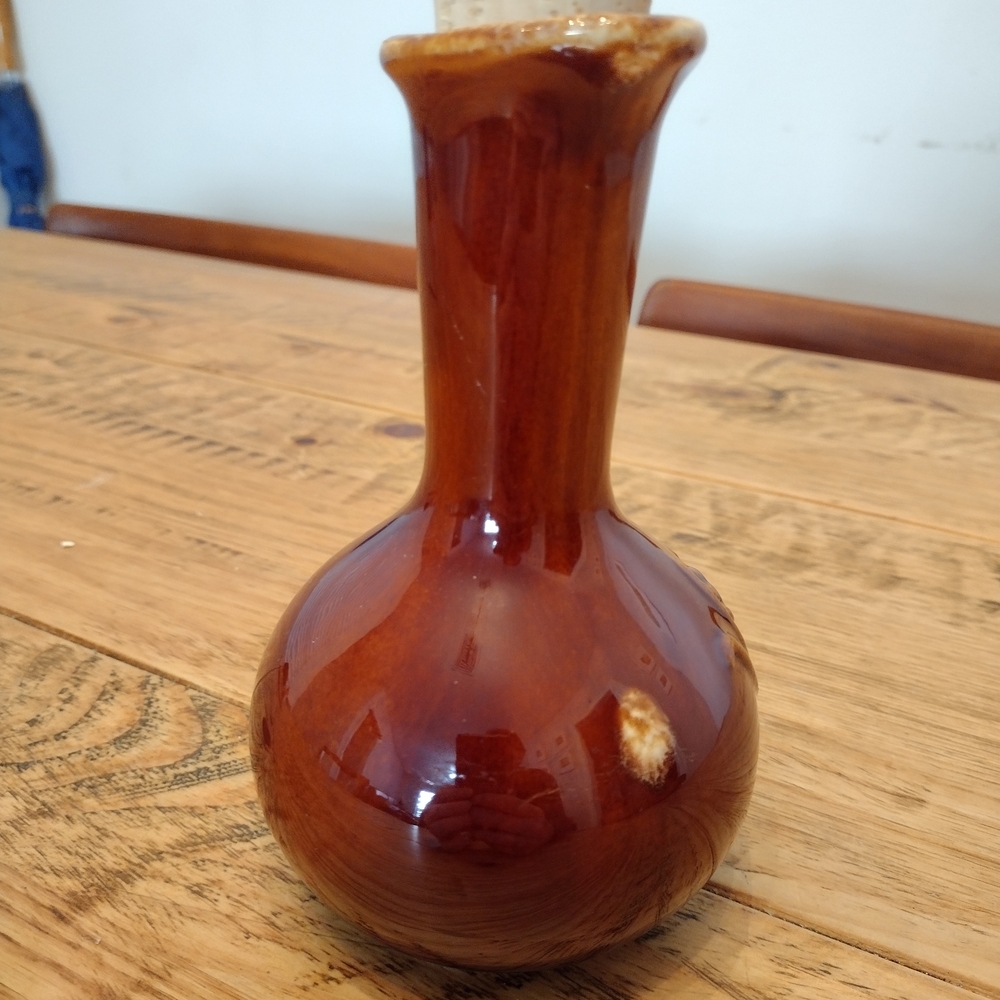 Vintage Hull Vinegar Cruet W/ Cork Stopper - Picture 11 of 15
